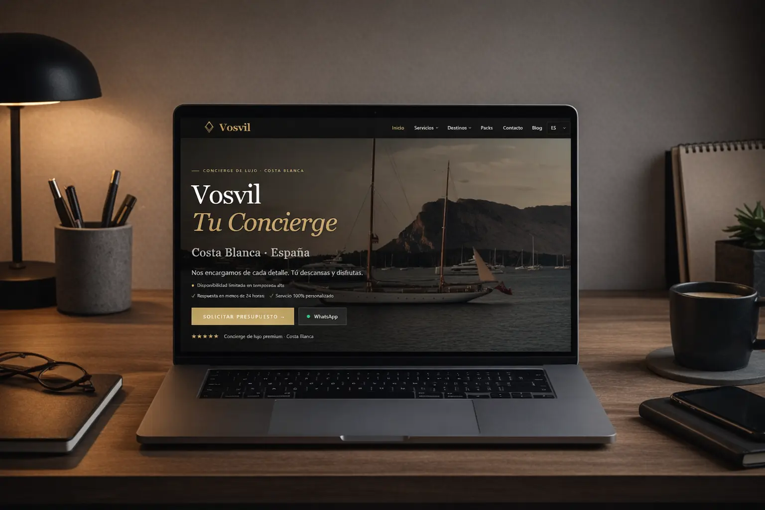 Mockup del proyecto Vosvil
